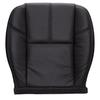 For 2007-14 Chevy Silverado 1500 2500 HD Driver Bottom PU Leather Seat Cover Bla