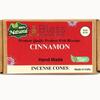 Cinnamon 100%-Natural-Incense-Cones Handmade-Hand-Dipped Organic-Chemicals-Free for-Purification-Relaxation-Positivity