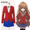 SCIONE Japan Anime Dragon X Tiger Toradora Aisaka Taiga Cosplay School Uniform Costume Large Size Full Sets