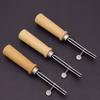Кожаная канавка для кромок Регулируемая деревянная ручка Легко держать Эргономичная многофункциональная одежда своими руками Кожаная кромка для шитья канавок Фабрика инструментов для вырубки