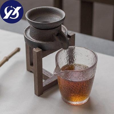Каменная мельница со вкусом фиолетовой глины, ситечки для чая, керамический фильтр для специй ручной работы, ретро инструменты для чайного домика