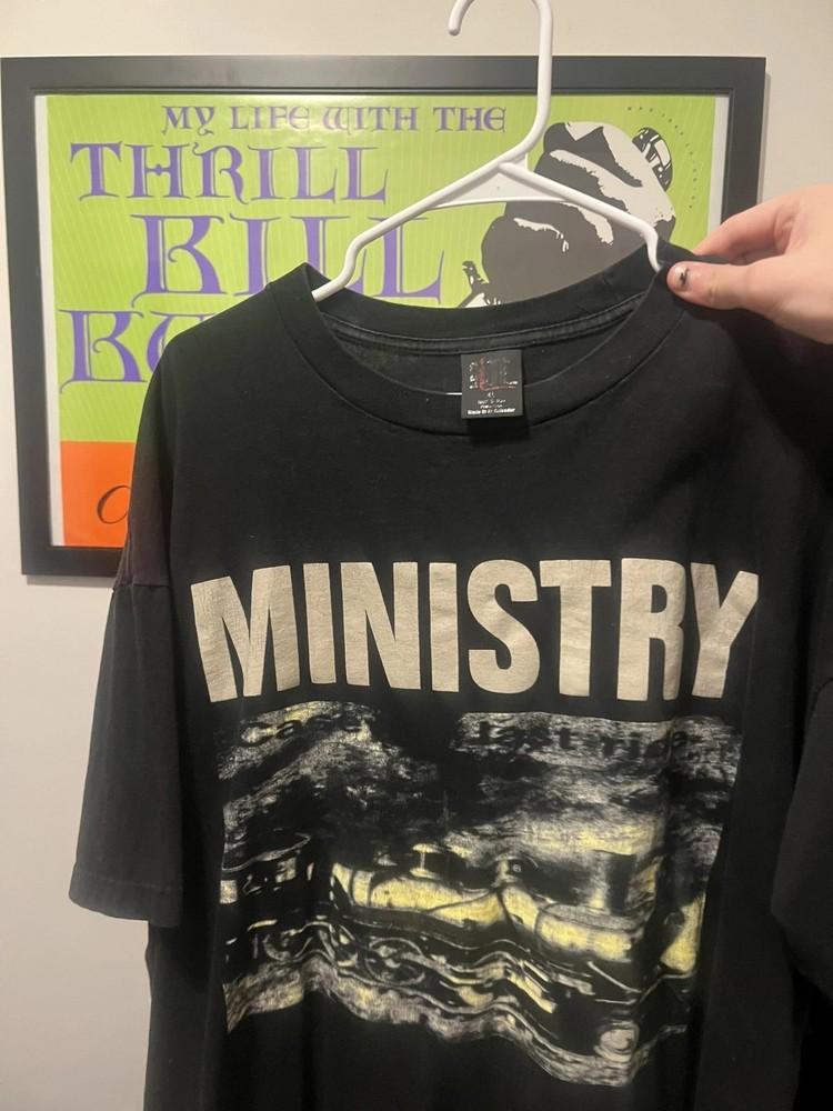1992 Ministry Psalm 69 Black Short sleeve Unisex T shirt Men Women