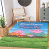 Peppa Pig Customizable Name Area Rug Perfect for Decorate room Study room Bedrooms Game Room Anti-slip Rug Office home decor Perfect Gift for Women/Me