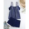 Women's Swimwear Tankini 2 Piece Swimsuit Swimwear Women  Bodysuit  Female Bathing Suit Monokini Plus Size XS-6XL