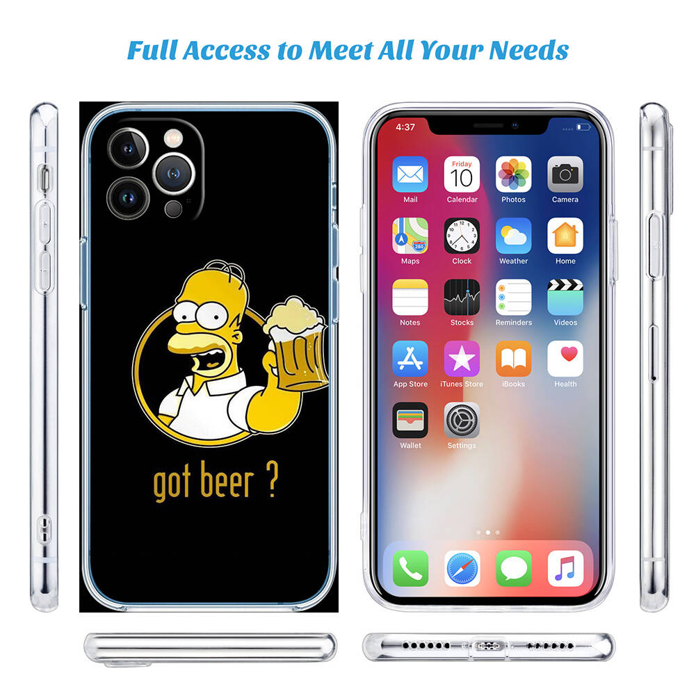 S-Simpsons Phone Case for Motorola G14 G15 G24 G30 G31 G32 G34 G41 G42 G51 G52 G50 G60S G60 G62 G72 G71 G73 G84 G85 G200 E32