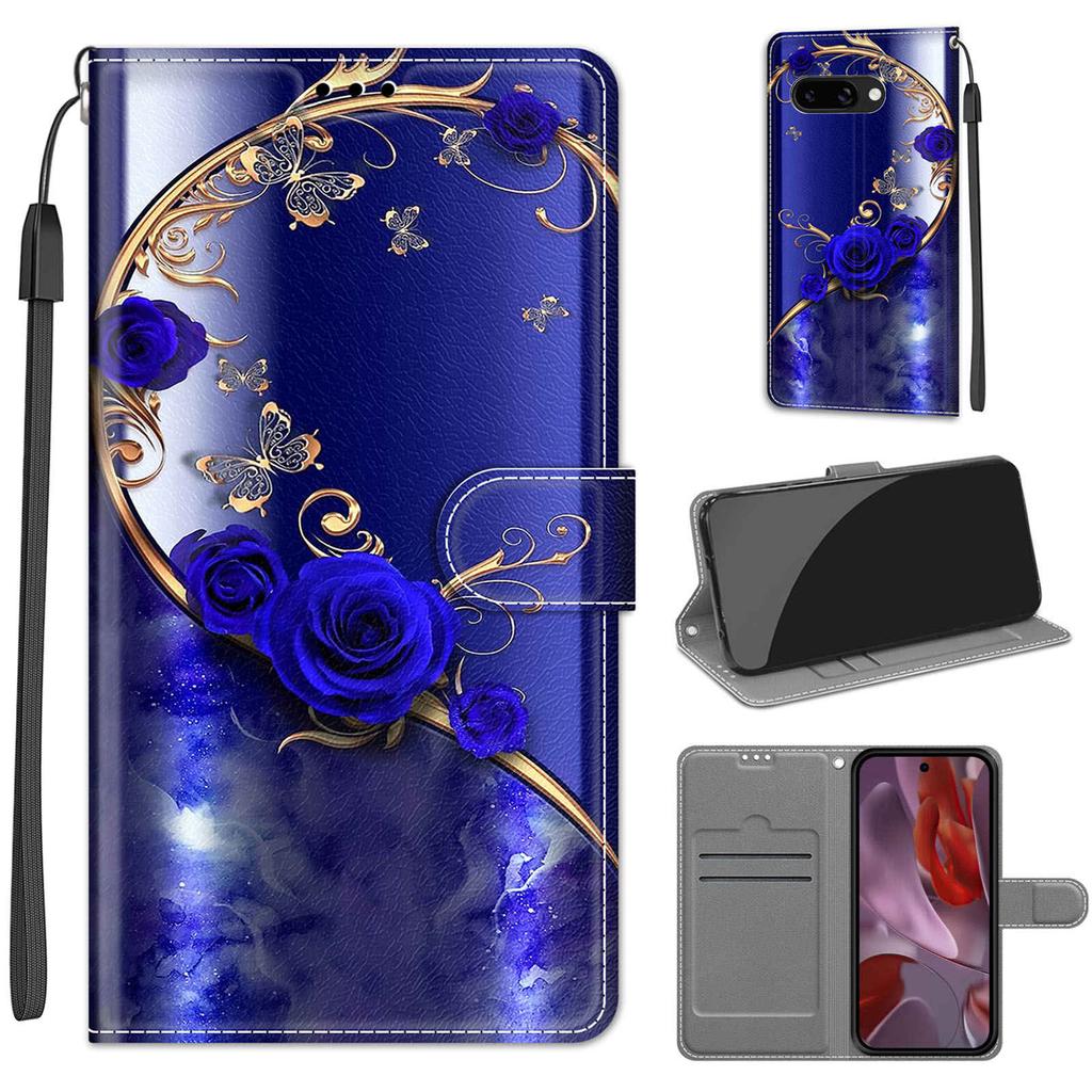 Роскошный окрашенный кожаный чехол-книжка, защитный чехол для Google Pixel 9A/Pixel 8A/Pixel 8/Pixel 7A/Pixel 7 Pro/Pixel 6 Pro/Pixel 9 Pro XL