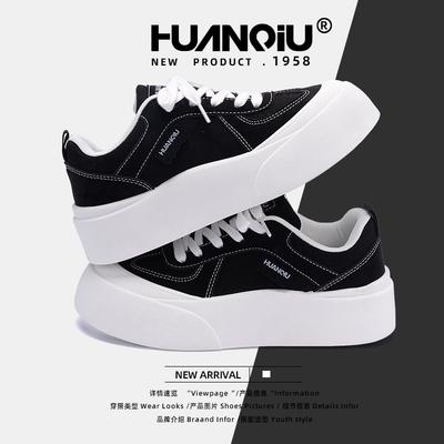 Глобальные повседневные туфли на доске с большой головой женские ZHQ68210 весна новые популярные модные универсальные туфли на платформе с увеличением роста женские