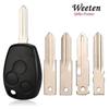 Чехол для дистанционного ключа автомобиля с 3 кнопками для Renault Dacia Modus Logan Clio 3 Twingo Dacia Kangoo VA2, защитный чехол для ключей, аксессуары