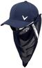 [Callaway] Women's Cap with Mask (Fabric Mask: Velcro Attachment)  Golf Hat  C22191201 1120Navy Free Size