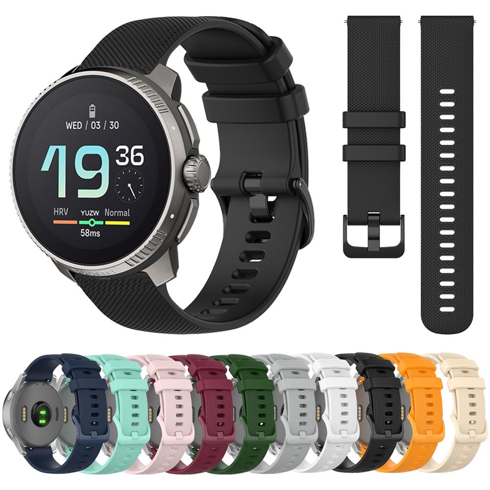 Силиконовый ремешок для SUUNTO VERTICAL/RACE Спортивный ремешок для SUUNTO 9 5 PEAK PRO 3 Фитнес 20 мм 22 мм Ремешок Мягкий браслет Аксессуар