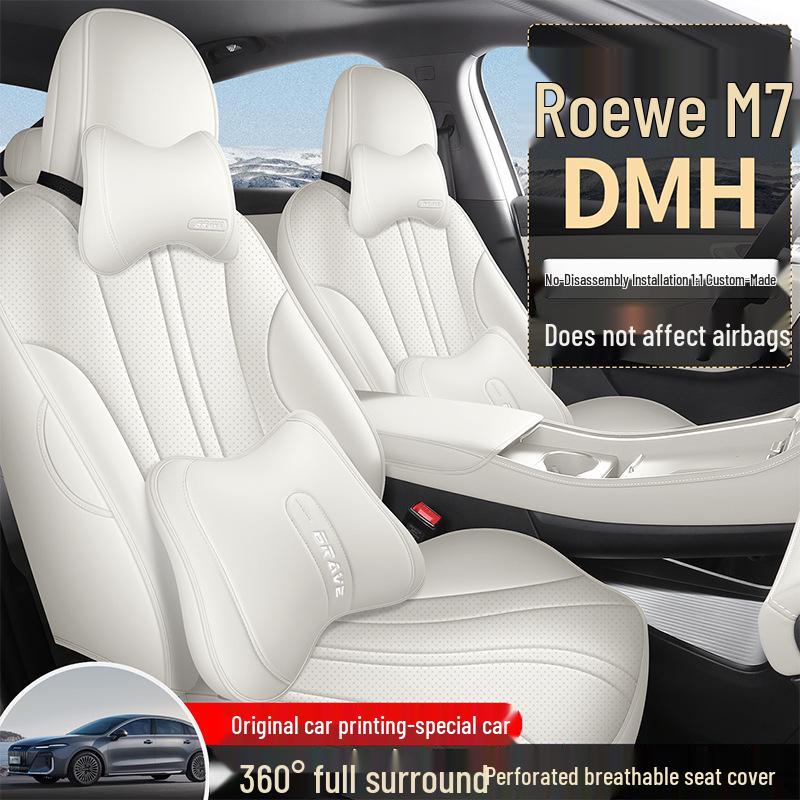 Roewe M7DMH Original Perforated Leather Car Seat Covers - Breathable & Health-Preserving