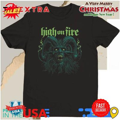 Футболка High On Fire с головой дьявола