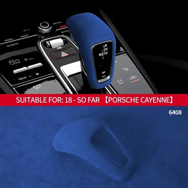 Gear Shift Knob Cover for Porsche Cayenne 2018-2023 Automatic Transmission Interior Accessory