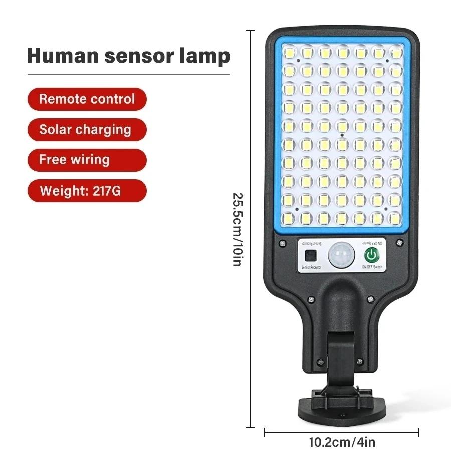 Несколько стилей наружных светодиодных солнечных уличных фонарей, водонепроницаемая индукционная солнечная лампа, садовая дорожка, двор, гараж, настенный светильник