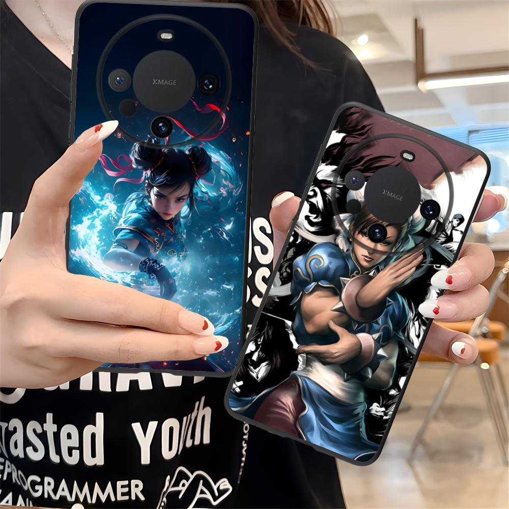 Чехол для телефона Street Fighter Chunli для Huawei Mate 60 50 40 30 20 10 Pro Plus Lite E 5G Цветной Печатный Чехол Обложка Роскошный