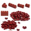 100 г Высокостенные Толстые Строительные Кубики MOC Оптом Гранулированные 1x2 Прямоугольные 1x3 1x4 Точки 15533 Стена Собранная Модель Кирпичики DIY Игрушки