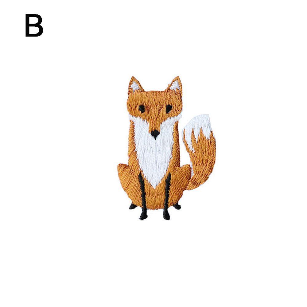 Сделай сам аппликация лиса одежда ткань нашивка швейные принадлежности отделка