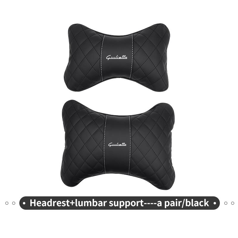 Car Headrest Neck Support Seat Lumbar Cushion Soft Neck Pillow Auto Accessories For Alfa Romeo Giulietta 940 2010-2014 2015 2016