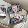 New Style Pajamas Set, Pure Cotton 2-piece Set, Women's Printed Cartoon Pajamas, Long-sleeved Trousers Set, Autumn Home Clothes, Home Clothes