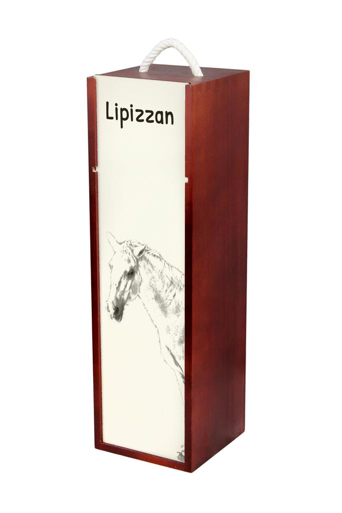 Lipizzan – Wine box with a horse, alcohol box with graphics | Art-Dog