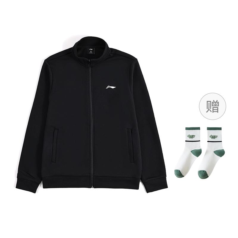 Мужская толстовка Li Ning, чисто черная, YWDV349-1