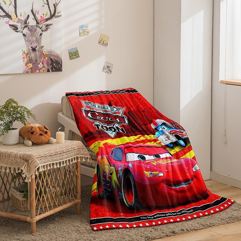 Серия Машины Двусторонний Фланелевый Плед Плед с 3D Цифровой Печатью