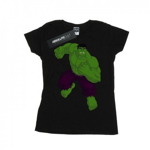 Marvel Womens/Ladies Hulk Pose Cotton T-Shirt