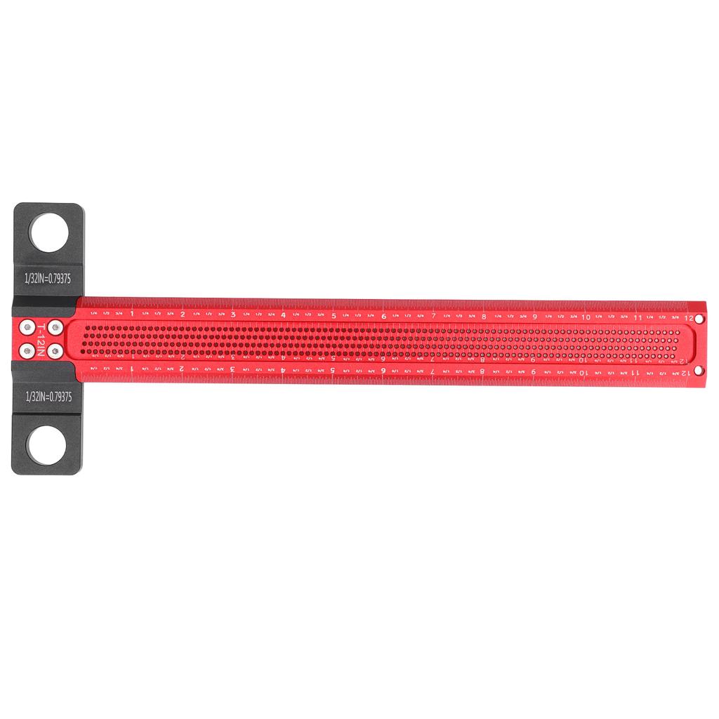 Т-образная линейка для маркировки отверстий, износостойкая, из алюминиевого сплава, точный калибр для маркировки отверстий типа Т