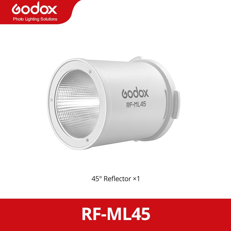 Godox ML80Bi ML150Bi Accessories - Zoom Reflector/Magnetic Barndoor & Diffusion Kit/NP-F Battery & V Mount Battery Adapter Plate