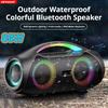 80W High Powerful Shocking Bass RGB Bluetooth Speaker Portable Surround Sound Waterproof Wireless Subwoofer Boombox Home Karaoke