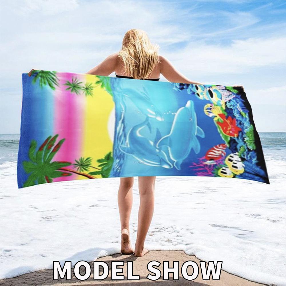 70x140 см одностороннее бархатное пляжное полотенце из микрофибры, большое спортивное полотенце для тренажерного зала и бассейна, женский большой коврик для йоги, модное летнее одеяло для серфинга