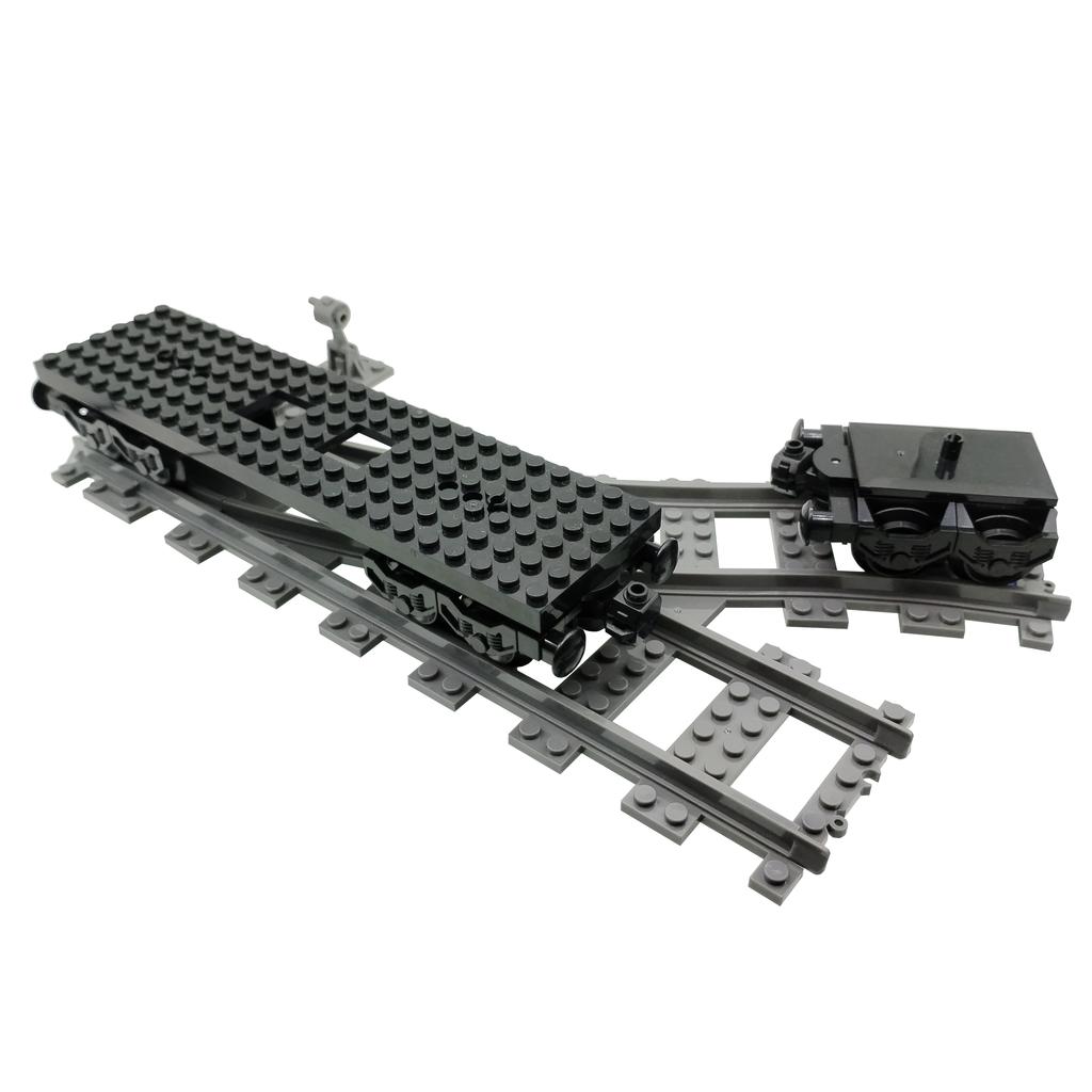 Технические Конструкторы MOC Наборы для Игр для Детей Серия Город Поезд 6x24 Основа Колесо Тележка Кирпичный Набор Сборные Детали Креативная Идея Сделай Сам Подарок на День Рождения