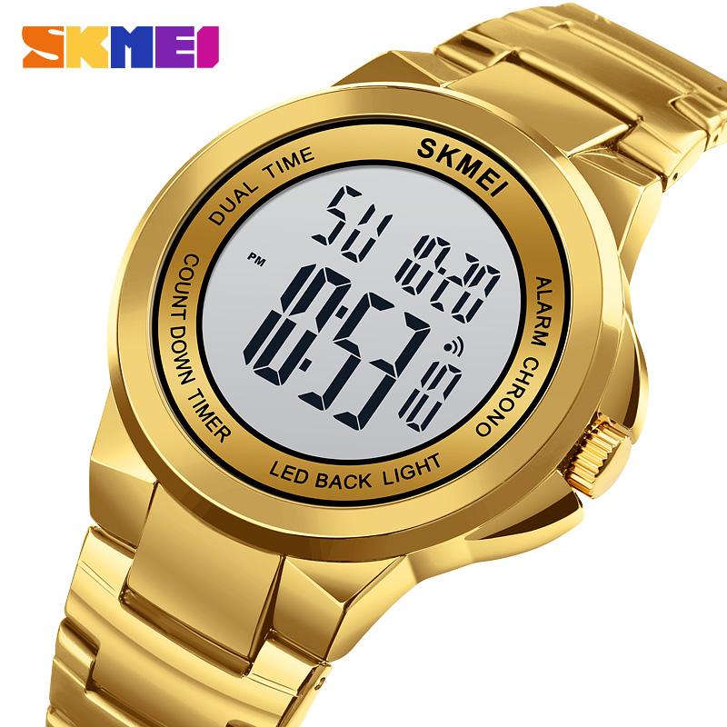 SKMEI 1712 Секундомер Модные Светодиодные Водонепроницаемые Часы relogio masculino Мужские Спортивные Часы Мужские Цифровые Наручные Часы 2 Времени