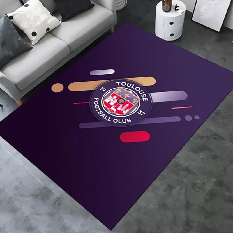 Tolouse FC Carpet Rug for Living Room Bedroom Home Sofa Decoration,Kids play Non-slip Floor Mat