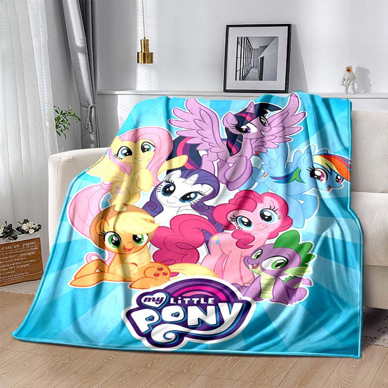 1 шт. Плед My Little Pony, Мягкий и уютный плед для, Идеально подходит для дивана .B090