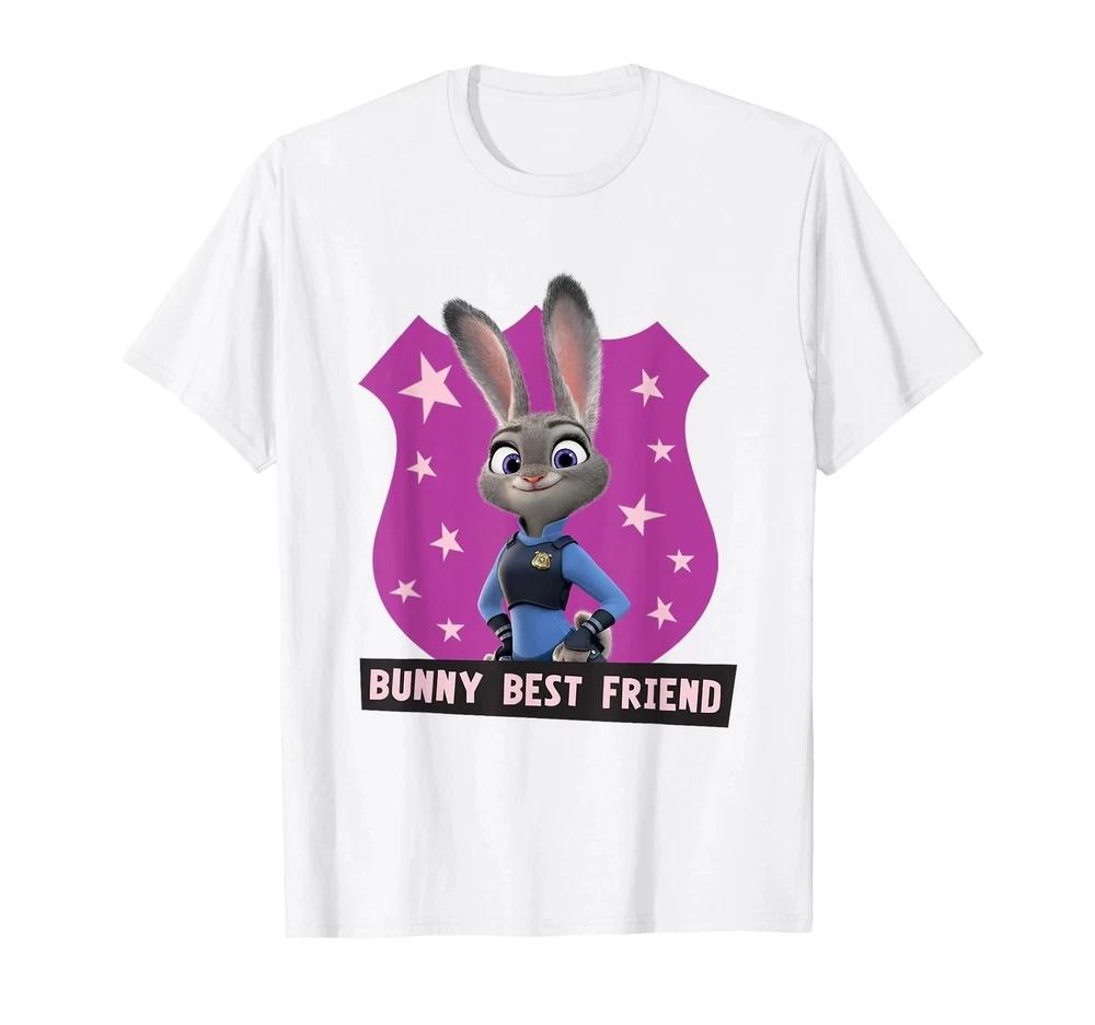 Zootopia Judy Hopps Bunny Beth Friend Badge Tshirt