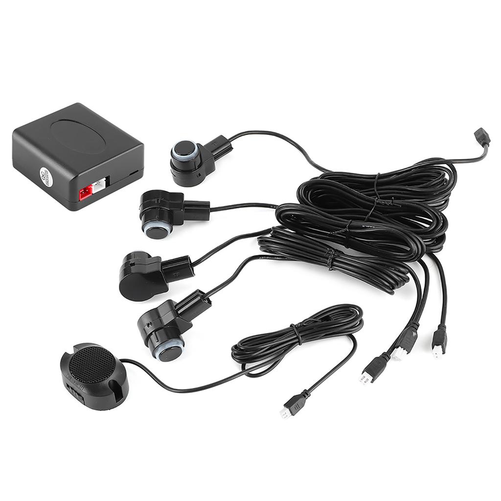 Intelligent Parking Assistance System 4 Sensor Probe Car Auto Reverse Radar 65dB Buzzer Alert Kit
