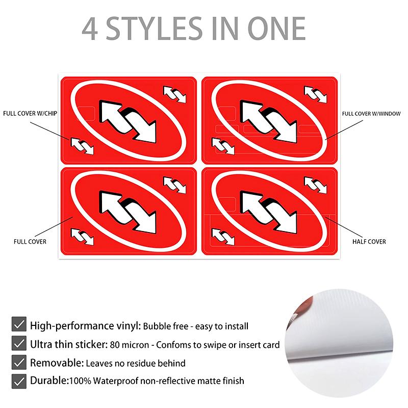 4 шт. Защитные наклейки DIY дорожные карточки наклейки индивидуальность не выцветают практичная кредитная карта кожа устойчива к царапинам