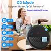 Bluetooth CD-плеер с двойными стереодинамиками, защитой от ударов и функцией повтора USB