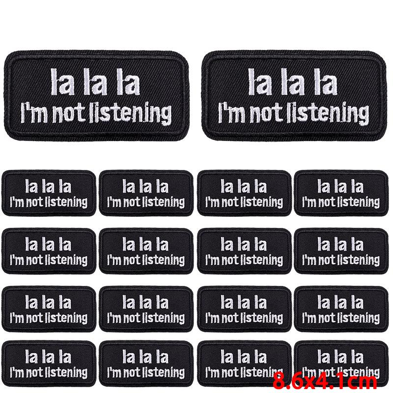 10Pcs/Lot Patch With Letters Iron On Patches For Clothing Thermoadhesive Patches On Clothes Slogan Proverb Patch For Clothes Sew