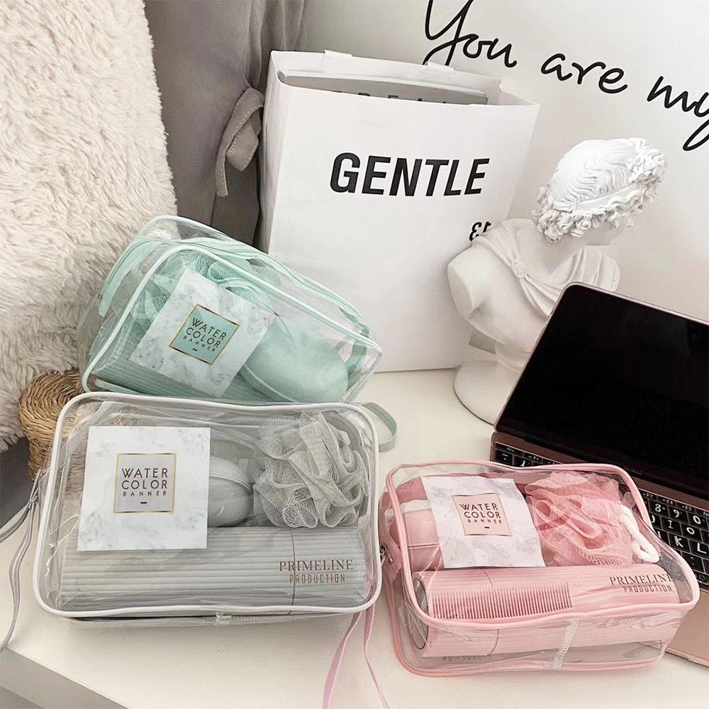 Женский дорожный органайзер, переносной футляр для хранения, косметичка, косметичка, несессер