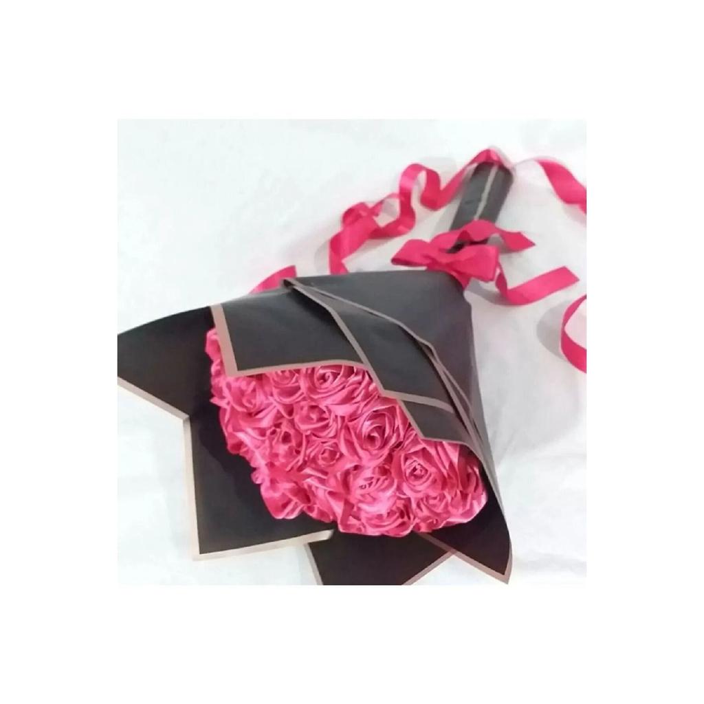 Ribbon Rose Bouquet Immortal Gift For Lover, Mother, Friend, Sister, Brother 20 Pieces