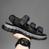 Fashion Men Sandal Casual Fashion Sandals Summer Outdoor Soft Non-slip Wear-resistant Beach Shoes Webbing Upper Two-wear Sandals