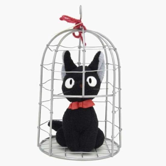 Служба доставки Studio Ghibli Kiki's Osumashi Jiji Basket S, плюшевая игрушка, высота 20 см