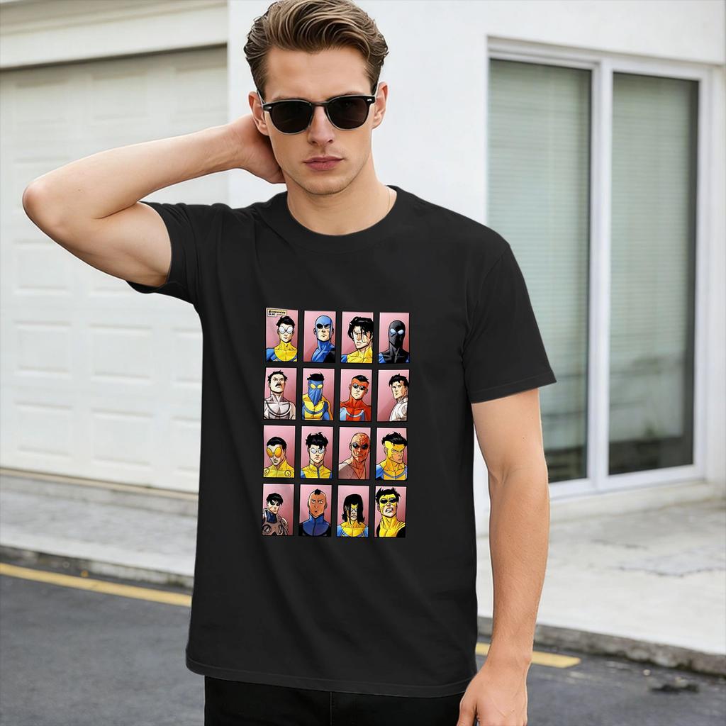 Comic IInvincible Hero Omni Unisex T Shirt Summer 100 Cotton T Shirts For Unisex Casual Tee Shirt Short Sleeve Y2K Funny Clothing