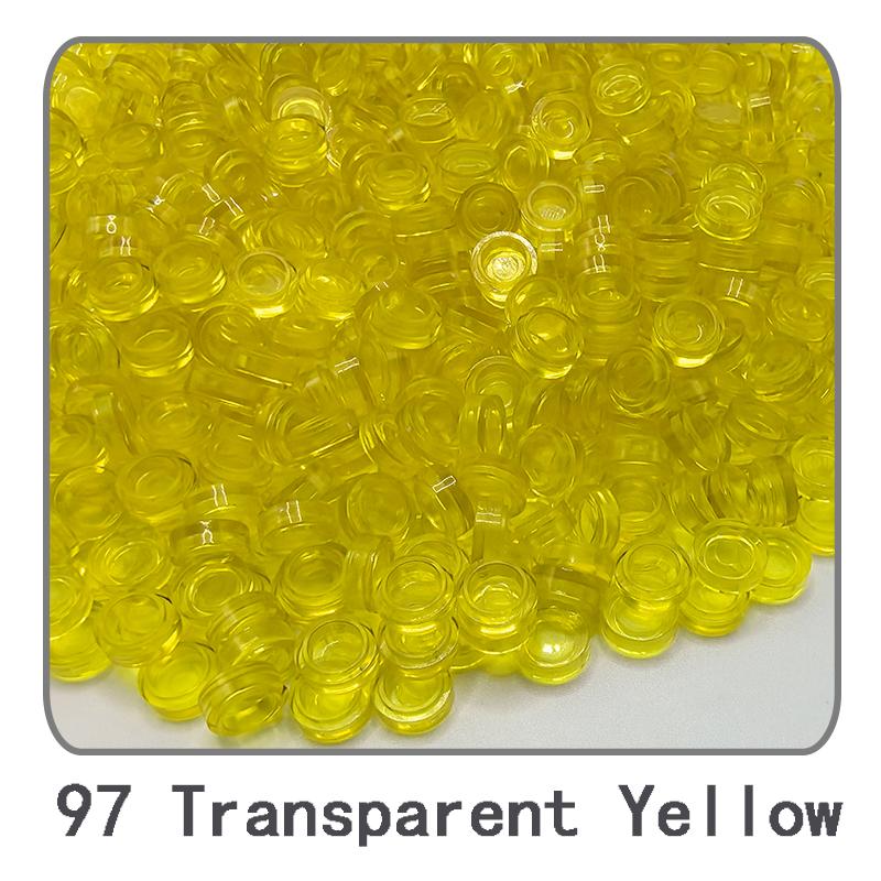 1000PCS 98138 Round Tile 1x1 Flat Circle Pixel Art Stuff Painting Construction Block Mosaic Drawing ideal for Artist Professional Player