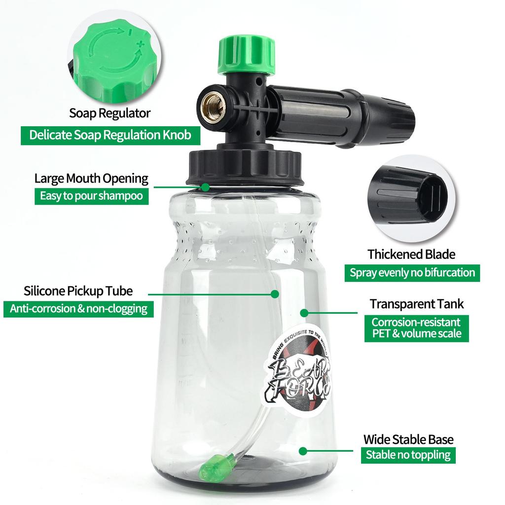 Пенонасадка для мойки высокого давления, пенораспылитель для мойки автомобиля для Karcher Elitech Bort AR Bosch Michelin