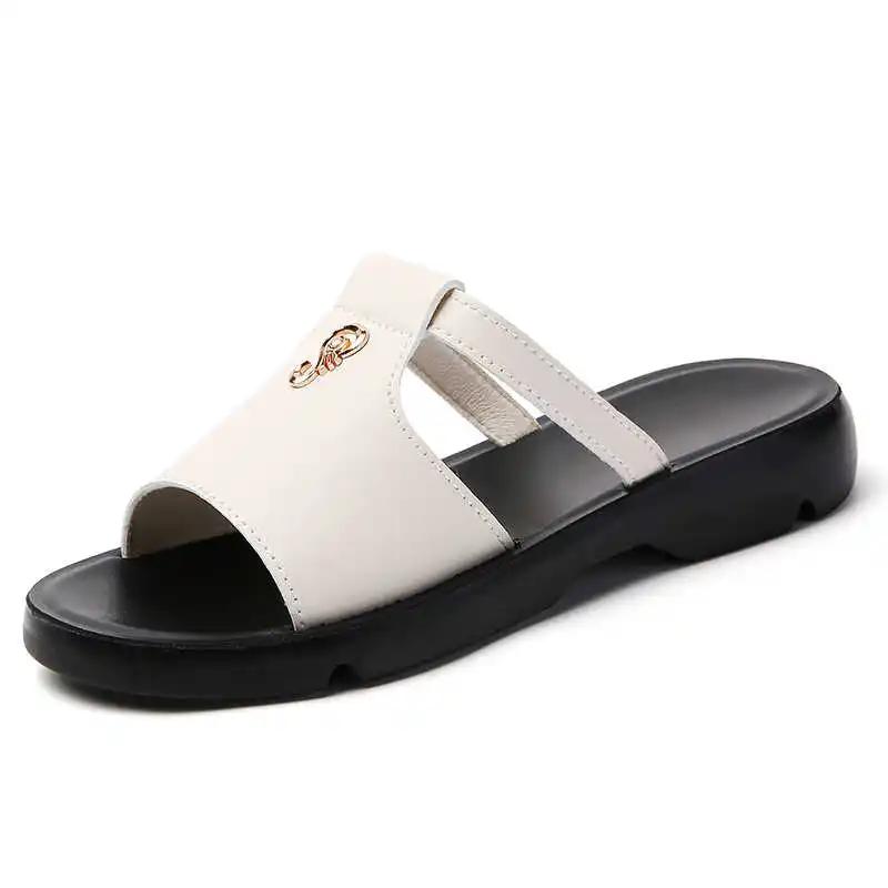 Fashion Spring Two Strips Women's Bathing Slippers Ladies Shoes 42 Brown Sandal Women Sneakers Sports Universal Brands In Offers