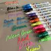 8/12pcs Neon Color Liquid Chalk Makers For Blackboard, Chalkboard Signs, Glass Window, Erasable Window Markers For Cars Easter Gift
