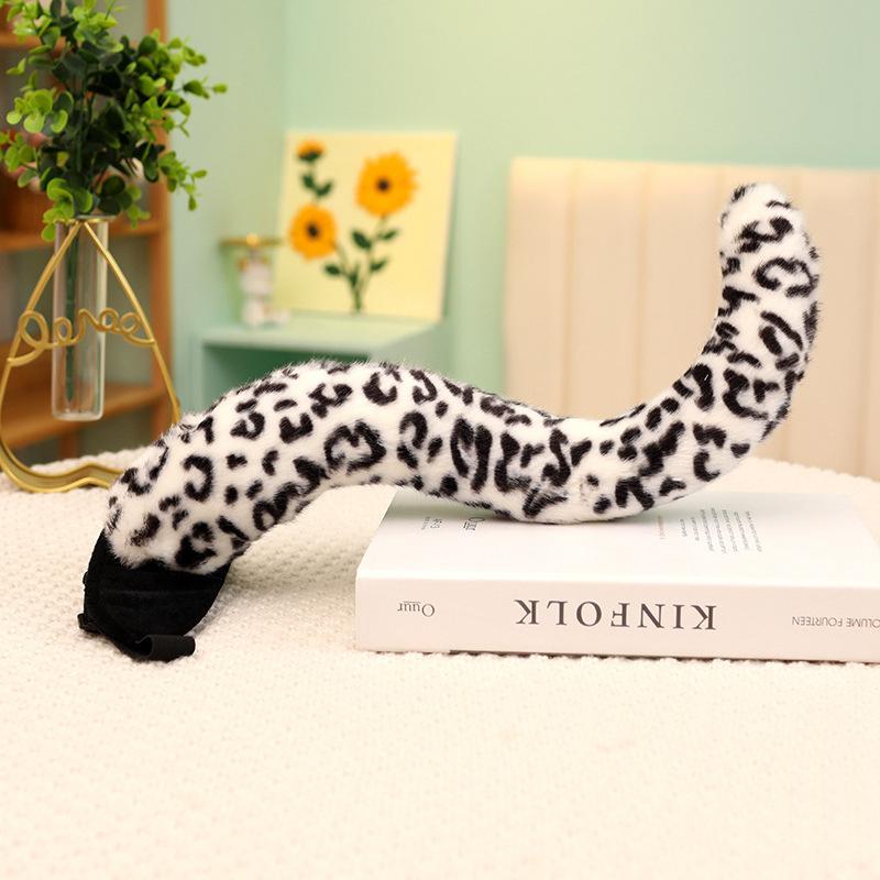 Мультяшный Животный Тигр Хвост Лапа Плюшевая Игрушка Динозавр Леопард Перчатки Повязка на Голову Кукла Детский Реквизит для Выступлений